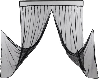 Van Bug Screen for Mercedes-Benz Sprinter Mid/High Roof, Universal Size Sliding Door Mosquito Net, Center Magnetic Closure