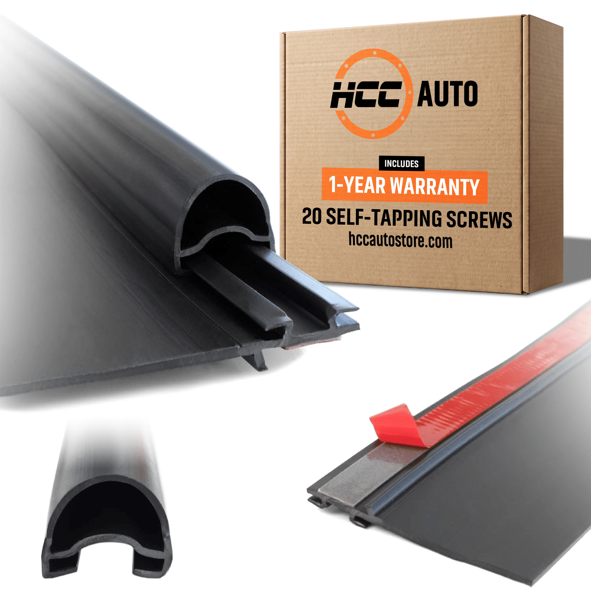 Combo RV Slide Out Rubbers, D-Seal Wiper, Keystone, Forest River, 018-312-EKD & 018-341 EK - HCC Auto