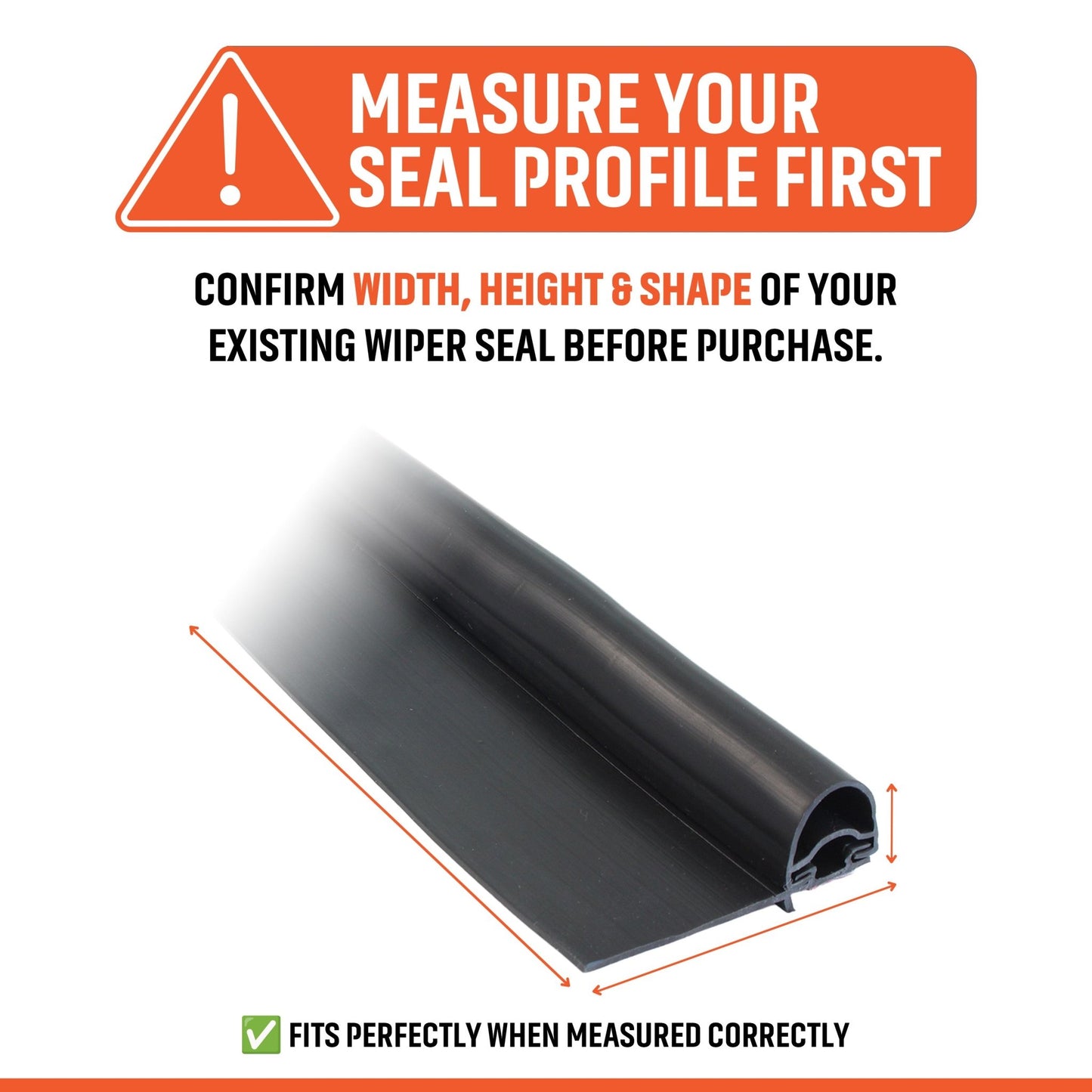 Combo RV Slide Out Rubbers, D-Seal Wiper, Keystone, Forest River, 018-312-EKD & 018-341 EK - HCC Auto