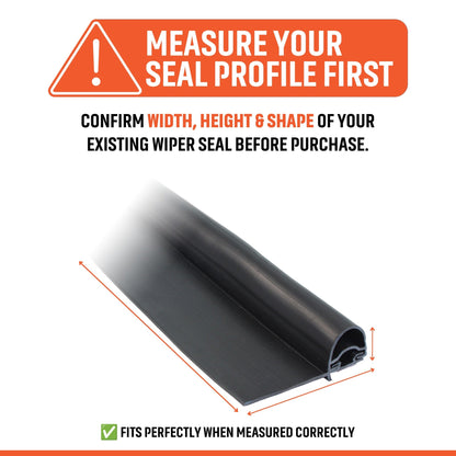 Combo RV Slide Out Rubbers, D-Seal Wiper, Keystone, Forest River, 018-312-EKD & 018-341 EK - HCC Auto