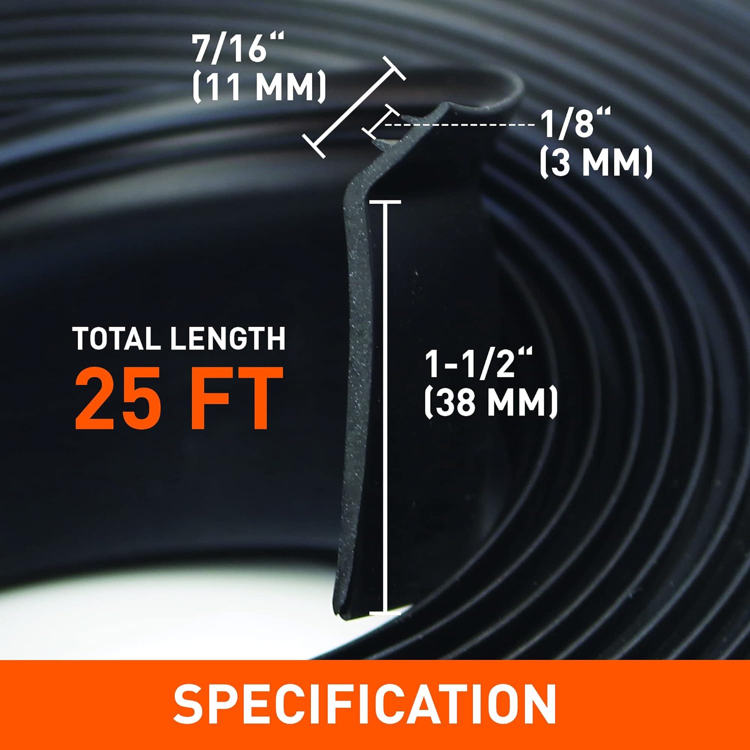 R854056 for RV 1-1/2'' Slide-Out Wiper Seal (Clip-On) (Sold per 25' slideout Seal) - Sealant & Installation Manual Included